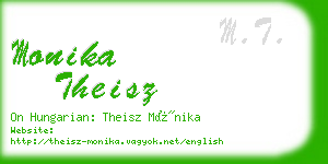 monika theisz business card
